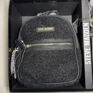 ? Authentic Steve Madden Sherpa Mini Backpack and a Card Case 2 pc Gift Set Steve Madden | Bags | Authentic Steve Madden Sherpa Mini  main image 2